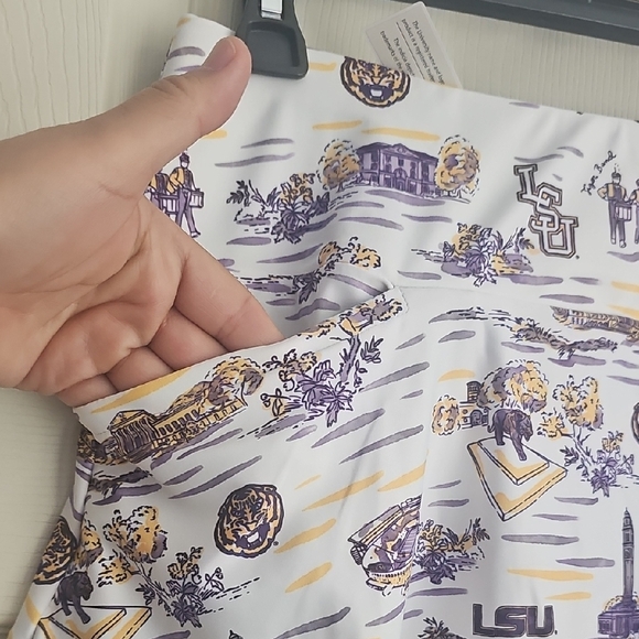 NWT The Molly Skort skirt tennis or pickleball - LSU Toile. CONT S - Picture 3 of 13